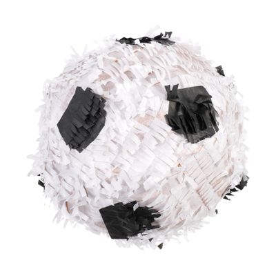 Abaodam Football Shape Pinata for Birthday Party Soccer Theme Sugar Filled Creative Football Party Decoration for Celebrations and Festival Gatherings