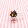 Big Multicolor Bats Halloween Polymer Clay Sprinkles, Spooky Faux Sprinkle, Inedible Bat Shape Fake Sprinkles, Decoden Funfetti Jimmies (Non Edible) (Multicolor, Container) view 3