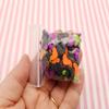 Big Multicolor Bats Halloween Polymer Clay Sprinkles, Spooky Faux Sprinkle, Inedible Bat Shape Fake Sprinkles, Decoden Funfetti Jimmies (Non Edible) (Multicolor, Container) view 4