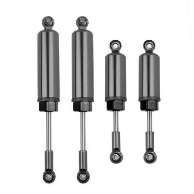 RC Car Shocks Absorber Compatible With Wltoys 12428 12429 12423 FY 01 03 1/12 RC Car Upgrade Parts Accessories 4 Pcs Metal Shock Absorbers(Gray)