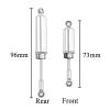 RC Car Shocks Absorber Compatible With Wltoys 12428 12429 12423 FY 01 03 1/12 RC Car Upgrade Parts Accessories 4 Pcs Metal Shock Absorbers(Gray) view 2