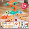 Kids Tool Set with Drill,155Pcs Toddler Tool Set with Toolbox,STEM Montessori Toys for 3 4 5 Year Old,Pretend Play Kid Toy,Educational Construction Toy for 3-5 Year Old Boy Girl,Birthday Gift for Kids view 3