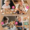 Kids Tool Set with Drill,155Pcs Toddler Tool Set with Toolbox,STEM Montessori Toys for 3 4 5 Year Old,Pretend Play Kid Toy,Educational Construction Toy for 3-5 Year Old Boy Girl,Birthday Gift for Kids view 4