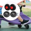 4Pcs Kids Twist Car Replacement Wheels Front Rear Wheels Children Car Accessories on Cars Wheel Replacement Part view 2