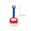BESPORTBLE 3pcs Sand Rake for Bright Plastic Beach with Small Lightweight Rakes Safe Outdoor Sand Play Tools for Ages for Beach and Park Fun view 2