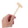LIOOBO 10pcs Mini Wooden Mallet for Boys Hand Eye Coordination Development Dexterity Educational Hammer view 3