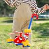 Garende Airplane Toy Trolley for Early Development with Push Along Walking Cart for, red view 4
