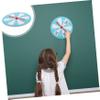 Abaodam Wall Mounted Prize Turntable Wheel with Dry Erase Surface Flexible Material Accurate Construction for Parties Carnivals Classrooms and Company Events view 2