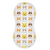 GOODOLD Pastel Polka-dot Hamsters Muslin Baby Burp Cloths - Super Absorbent and Soft Burping Rags - Cotton Burp Clothes Set for Boys and Girls, 1 Pack view 1