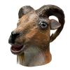 Halloween Antelope Head Mask,Full Head Goat Mask,Funny Animal Masks Fancy Dress for Halloween Carnival Costume Party,Antelope Cosplay Costume view 1
