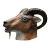 Halloween Antelope Head Mask,Full Head Goat Mask,Funny Animal Masks Fancy Dress for Halloween Carnival Costume Party,Antelope Cosplay Costume view 4