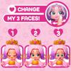 KOOKYLOOS SUITCASE DREAMY BLOSSOM - Fashion doll set with suitcase and accessories, contents: 1 doll, 2 outfits, pet, accessories, hangers and suitcase in which you can view 3