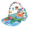 Game Blanket Baby Activity Gym Mat Musical Baby Play Mat Piano with Animal Rattle Toys (Blue Dragon, Animal Print) view 1