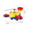 Luwecf Airplane Toy Trolley for Early Learning with Push Along Cart, Yellow view 4