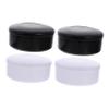 ibasenice 4boxes Plastic Go Chess Pieces Storage Pot Black White Fall Resistant Chess Stones Holder Compact Lightweight Container for Board Game Supplies view 1
