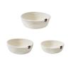 3pcs Small Woven Storage Basket, Cotton Rope Round Mini Storage Bins Bathroom Baskets Wedding Decor for Shelves, Nursery, Bathroom (White) view 1