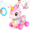 Baby Unicorn Toy 6-12-18 Months with Music & Lights Explore Bilingual Educational For Toddler Sensory Development Learning Walking Moving Crawling Tummy Time Toys Christmas Birthday Gifts for Infants view 1