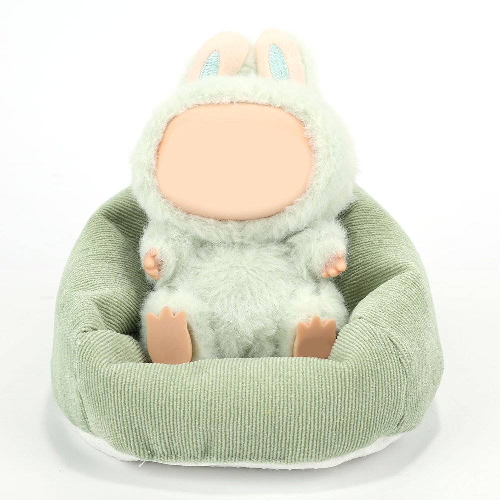 17cm Doll Bean Bag Chair, Cute Mini Doll Bean Bag Chair for Toy House Seat Sofa Furniture Collection Decoration and Display