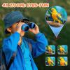 Binoculars Toys for Kids 3 4 5 6 Year Old Boys Girls Toddler Binoculars for Bird Watching Camping Hiking, Educational Learning Outdoor Toy, Halloween Christmas Birthday Gifts for Kid Ages 3-5 4-6 5-7 view 4