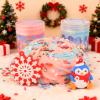 Christmas Slime 8 Pack, for Kids, Cocofluff Themed Slime Kit for Sensory Play, Stocking Stuffers for Girls & Boys, Party Favors, Unique Textures (Crystal & Butter & Cloud Slime 100ml) view 4