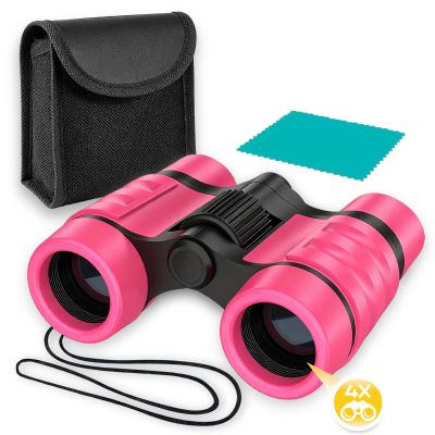 Binoculars Toys for Kids 3 4 5 6 Year Old Boys Girls Toddler Binoculars for Bird Watching Camping Hiking, Educational Learning Outdoor Toy, Halloween Christmas Birthday Gifts for Kid Ages 3-5 4-6 5-7