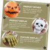 BESPORTBLE 4pcs Halloween Wind Up for Funny Clockwork with Moving Teeth Fine Motor Skill Development Non Candy Party Favors for Halloween Activities and Goodie Bags view 4