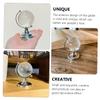 Abaodam 2pcs Creative Miniature Crystal Globe Rotatable Geographic Globe Decor for Home Office Desktop Ornament Adornment view 3