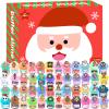 48-Pack Mini Christmas Butter Slime, Festive Scented Putty for Kids, Non-Sticky & Soft Texture, Stocking Stuffers for Xmas Party Favors, Stress Relief Toys (Assorted Holiday Designs) view 1