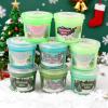 48-Pack Mini Christmas Butter Slime, Festive Scented Putty for Kids, Non-Sticky & Soft Texture, Stocking Stuffers for Xmas Party Favors, Stress Relief Toys (Assorted Holiday Designs) view 3