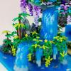 AERFGDE Cherry Blossom Tree Building Set, Hanging Garden Cherry Blossom Tree House with LED Light, Chinese Wonderland Architecture Building Kit, Micro Bricks Cherry Bonsai Tree Building Set, 4574Pcs view 4