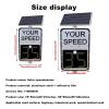 Solar Traffic Speed Display, Wireless Speed Sign,with Radar 2 Digits LED Panel/Remote Control, for Roads, Vehicles (White 60x90cm) view 4