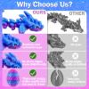 3D Printed Dragon Eggs with Dragon Inside, Articulated Dragons Toy with Eyes, Mystery Crystal Fidget Animal Toys For Home Decor Executive Desk ,Easter Basket Stuffers Gift for Kids(Nebula Sunset) view 4