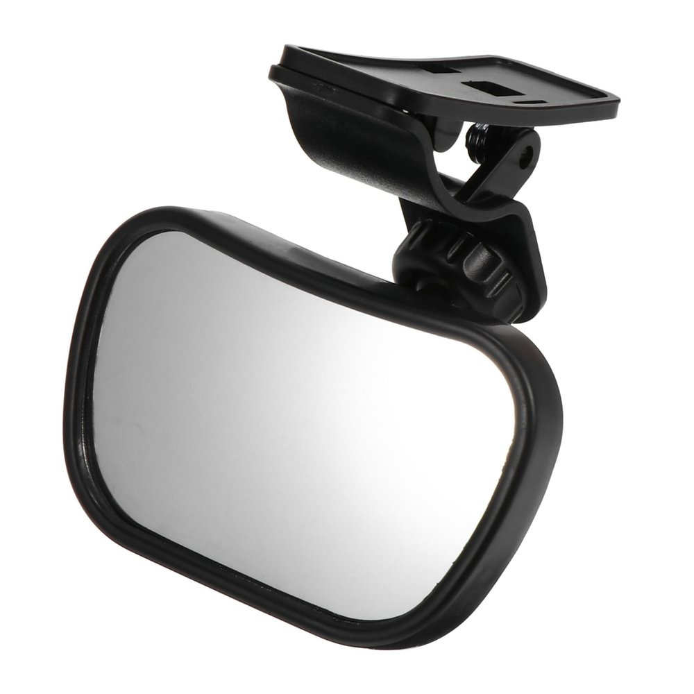 Toyvian Adjustable Car Mirror Rearview Observation Mirror for Backseat Safety Durable Clip for Monitoring in Vehicles