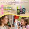 WITPAW Walkie Talkies for Kids 3 Pack, Rechargeable Kid Walkie Talkies Long Range 3 Miles with 3-in-1 Charging Cable,2 Way Radio Toys Gifts for 3-12 Year Old Boys Girls Outdoor Camping Hiking view 2
