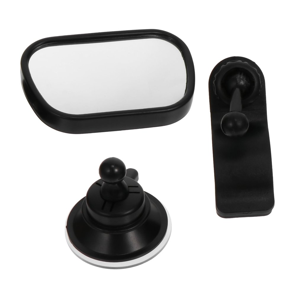 BESPORTBLE Car Mirror Adjustable Rear View Observation Mirror for Backseat Safety Durable Black Wide Angle Monitor for Boy Girl and Parents