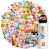 100PCS Animal Stickers Vinyl Cartoon Animals Stickers Waterproof Water Bottles Sticker for Laptop Hydroflask Journaling Classroom view 1