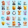 100PCS Animal Stickers Vinyl Cartoon Animals Stickers Waterproof Water Bottles Sticker for Laptop Hydroflask Journaling Classroom view 2