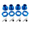17mm Aluminum Wheel Hex Nut Upgrade Kit for Arrma 1/8 Typhon 6S, 1/7 Mojave, Felony, Infraction, Limitless RC Cars Replace ARAC9416 ARAC9763 ARA311035 (Blue) view 1