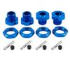 17mm Aluminum Wheel Hex Nut Upgrade Kit for Arrma 1/8 Typhon 6S, 1/7 Mojave, Felony, Infraction, Limitless RC Cars Replace ARAC9416 ARAC9763 ARA311035 (Blue) view 2