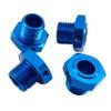 17mm Aluminum Wheel Hex Nut Upgrade Kit for Arrma 1/8 Typhon 6S, 1/7 Mojave, Felony, Infraction, Limitless RC Cars Replace ARAC9416 ARAC9763 ARA311035 (Blue) view 3