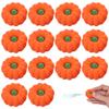 15Pcs Mini Fall Pumpkin Erasers, Cute Tiny Thanksgiving Erasers for Novelty Pencil Eraser Stationery for Halloween Fall Thanksgiving Party Favor Classroom Prizes Homework Rewards Gifts view 1