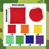 21 PCS Colorful Bean Bags 3.1  3.1 Inch Bulk Hand Toss for Sports Outdoor view 2
