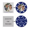 11 Grams Custom Poker Chips|Personalized Poker Chips|Custom with Logo,Text|Double-Sided Full-Color Printing|Bar Drink Tokens,Golf Ball Markers,Wedding Favors,Poker Games,Casino Nights (A,Dark Blue) view 3