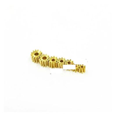 0.4 Modulus Brass Copper Gear Transimission Gear for 1mm 1.5mm 2mm 2.3mm Shaft 16T 1.98MM Hole