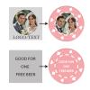 11 Grams Custom Poker Chips|Personalized Poker Chips|Custom with Logo,Text|Double-Sided Full-Color Printing|Bar Drink Tokens,Golf Ball Markers,Wedding Favors,Poker Games,Casino Nights (A,Pink) view 3