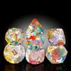 7-Piece Diamond Cut Dice Set for Dungeons and Dragons (D&D) | RPG & Tabletop Games | Premium Gift Box & Durable Design view 1