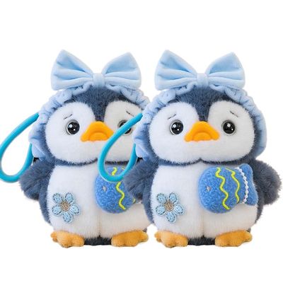 2 PCS Mini Stuffed Animals Penguin Plush Toys6 Inch Cute Soft Small Penguin Stuffed Animals HangingPlush Penguin Keychain for Birthday Christmas OrnamentGifts for Boys Girls (Headband,2 Pcs)
