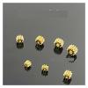 0.4Modulus Brass Metal Copper Gear Transimission Gear Fit 1mm 1.5mm 2mm Shaft Model 3 (9T) view 1