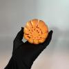 3D Printed Flexible Pumpkin Spider Transformer - Cute Figurine for Halloween Decor, for Home Office Desk Ornament (White) view 4