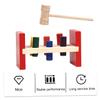 MERRYHAPY Early Educational Wooden Hammering for Safe Smooth Edged Whack Plaything Enhancing Concentration and Reaction Skills Interactive Beating Game view 3